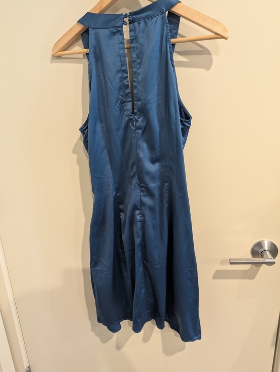 Nikibiki Blue Sleeveless Tunic with Beaded Trim